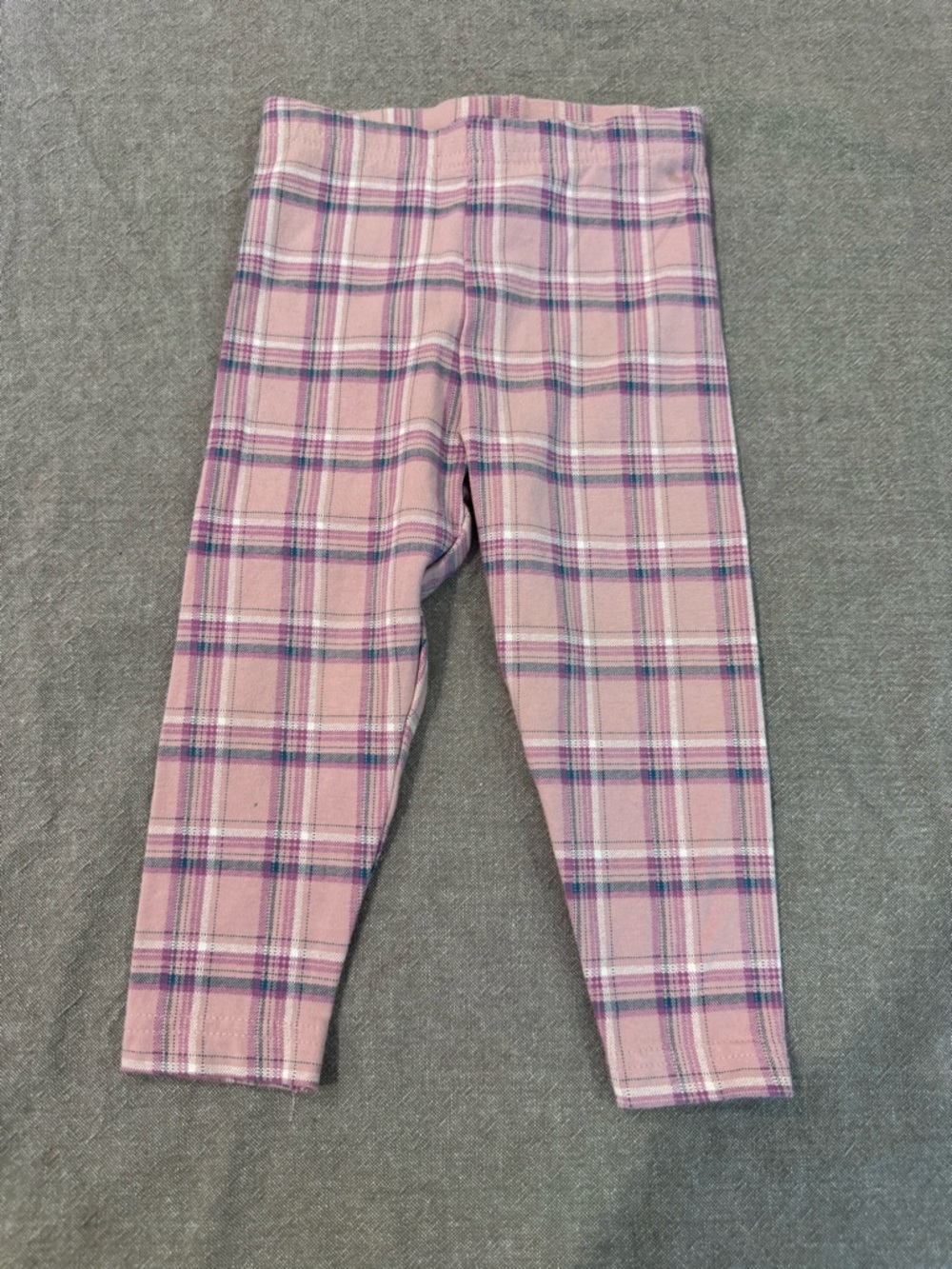 Osh Kosh Baby Leggings Girl plaid - 18 Months  Pink Plaid